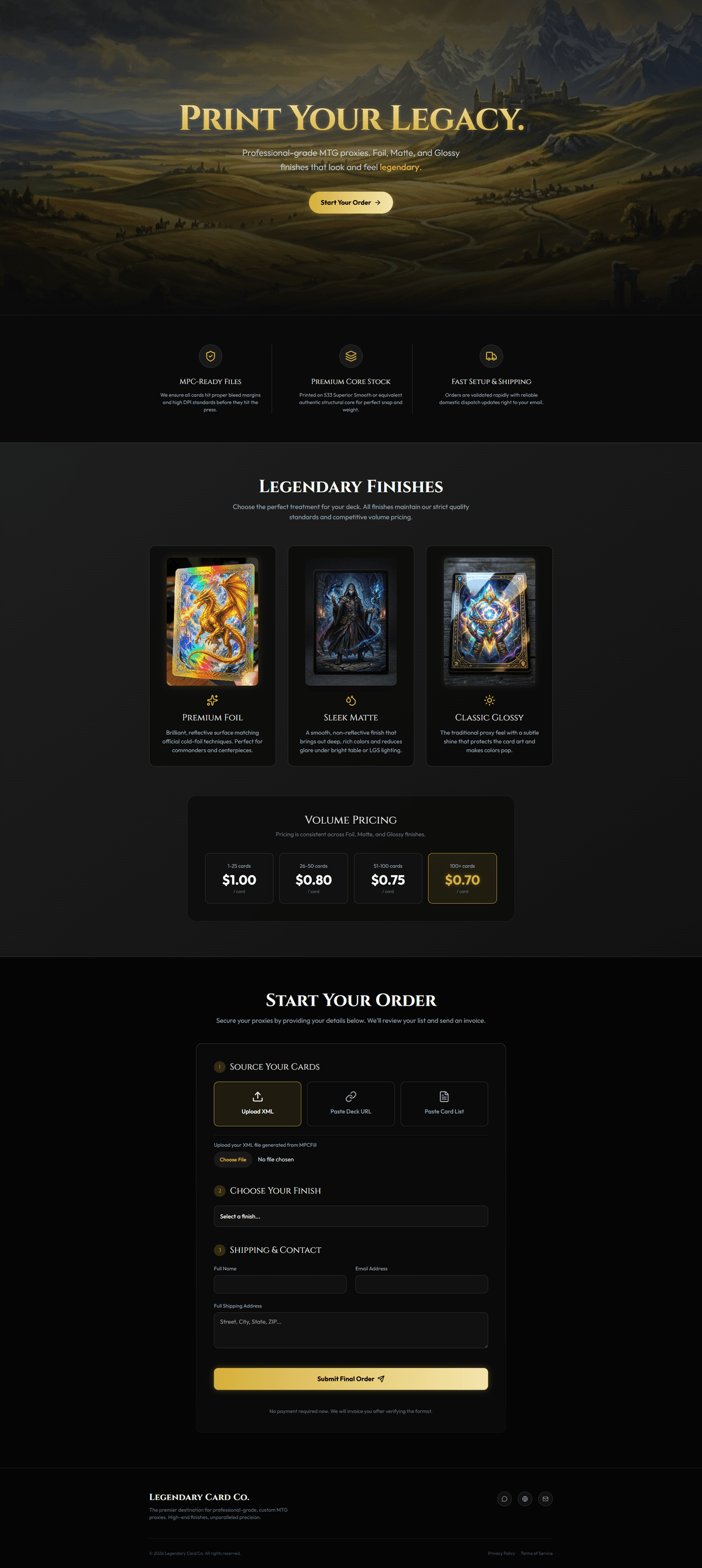 Legendary Card Co