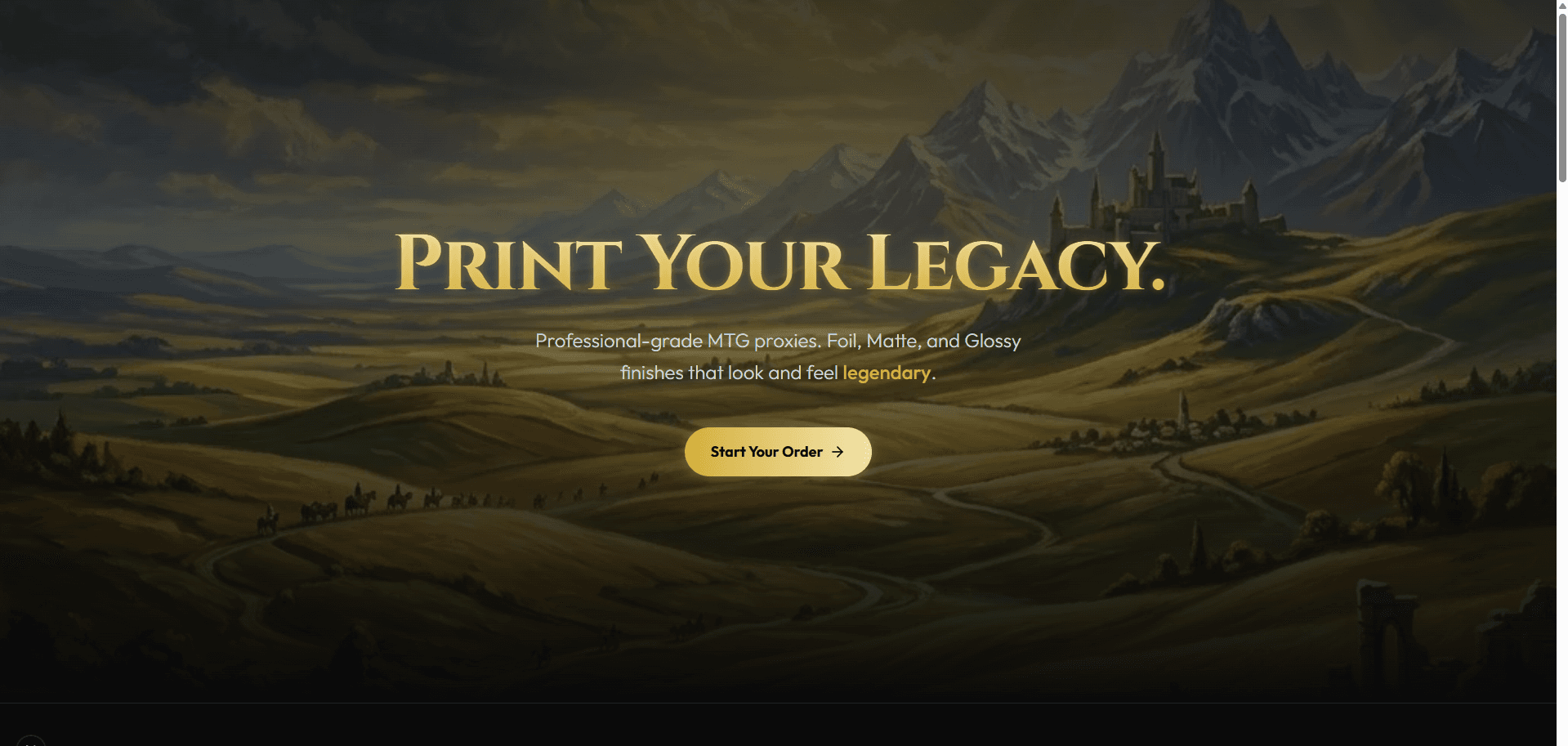 Legendary Card Co Preview